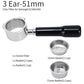 51mm Kaffee Boden Siebträger Für Delonghi EC680 EC685 Ersatz Filter Korb Espresso Maschine Griff Cafe Zubehör