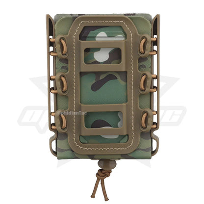 Taktischer Fast Mag Flexibel Molle | 5.56 Magazin Tasche Träger | für AK 74/47 AR M4 | Gewehr Pistolen Magazin Halter | 5.56/7.62 Mag Tasche