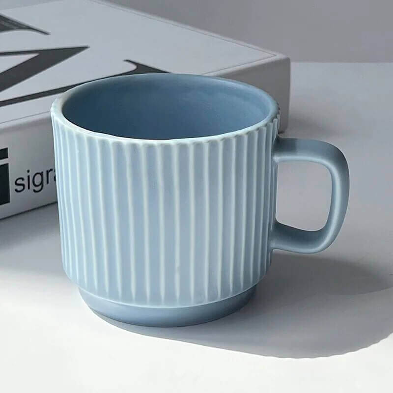 Große Retro Keramiktasse