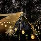 Frendorf | TwinkleGlow™ Solar LED Lichterkette | Außenbeleuchtung für Garten & Terrasse | Wasserdichte Funkellichter für jede Saison