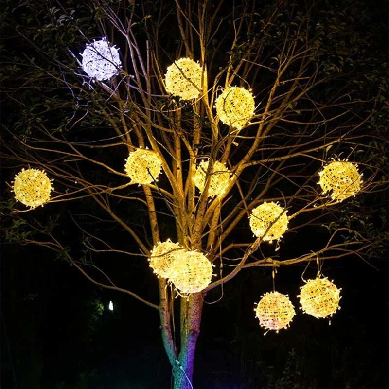 Sphere - Rattan Festbeleuchtung