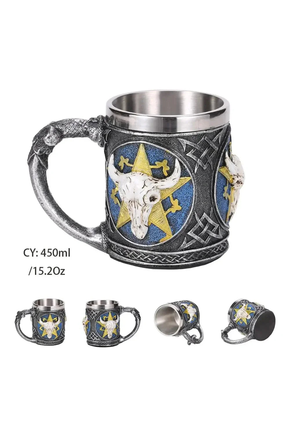 Skull Viking Bierbecher
