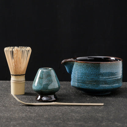 Japanischer Matcha, geeignet zum Bürsten einer Schüssel Tee, Schneebesen, Keramik-Ei-Schläger, Matcha für japanische Teezeremonie, Tee-Set manuell