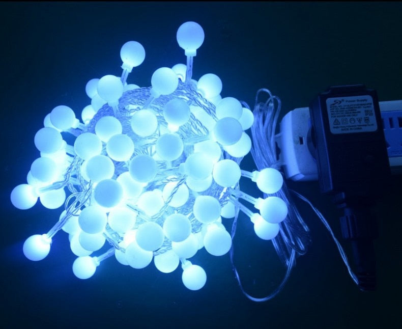 LED Lichterkette Feenblasen Ball Licht Festlich Licht