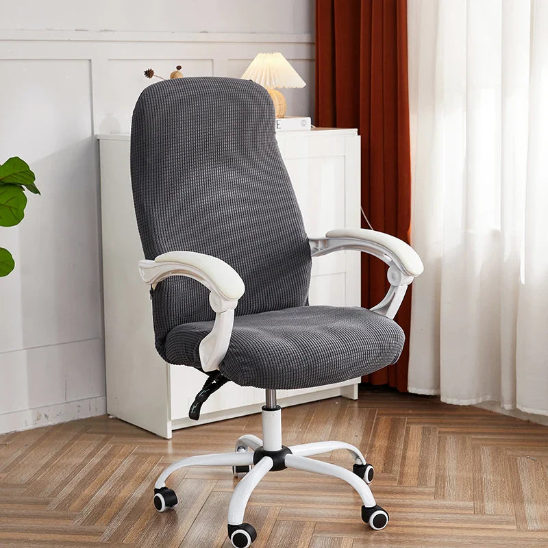 Bürostuhlhülle Anti-Schmutz Jacquard Computer Sitzbezug Abnehmbare Gaming Stuhlbezüge für Wohnzimmer Studium