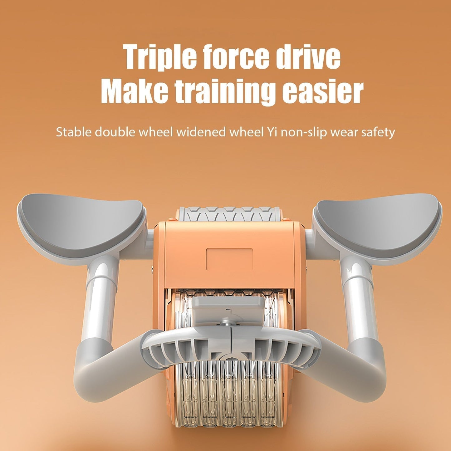 AbRoller™ | Effektives Bauchmuskeltraining | Doppelrad & Ellbogenstütze