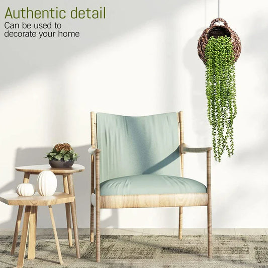 Frendorf | 1PC Künstliche Sukkulentenranke – Lebensechte Begrünung für Weihnachtsbaum, Hochzeitsbogen, Innendekoration & Fotografie-Requisite