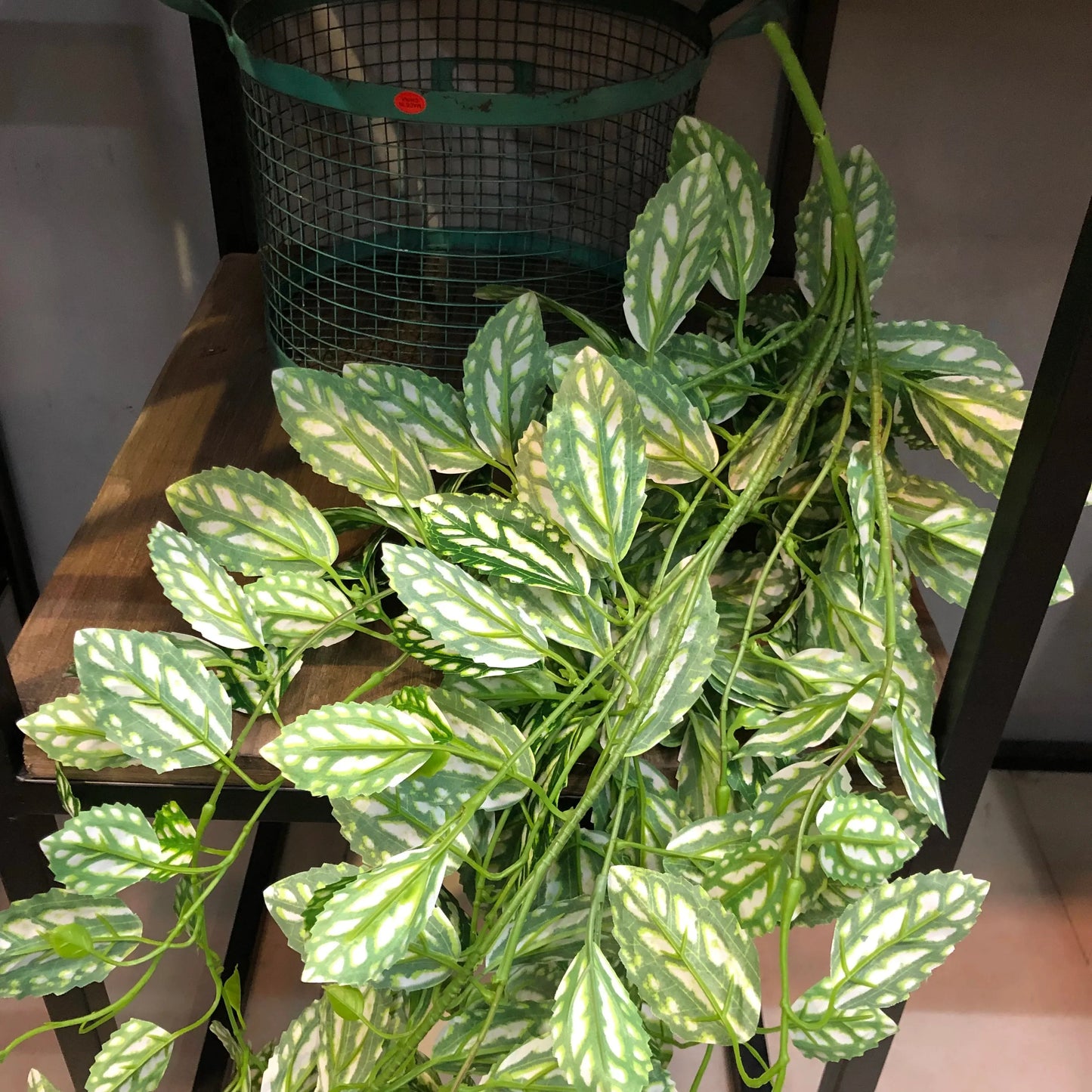 Frendorf | 100CM Kunstpflanze Grüne Tropenranke – Fake Rattanblätter Girlande für Wohn- & Gartendekoration, Junggesellinnenabschied & Außenanwendung