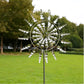 Frendorf | Einzigartiger Solarbetriebener Kinetischer Metall Windmühlen Spinner - Magische Windkollektoren für Patio, Garten, Rasen Außen Dekoration