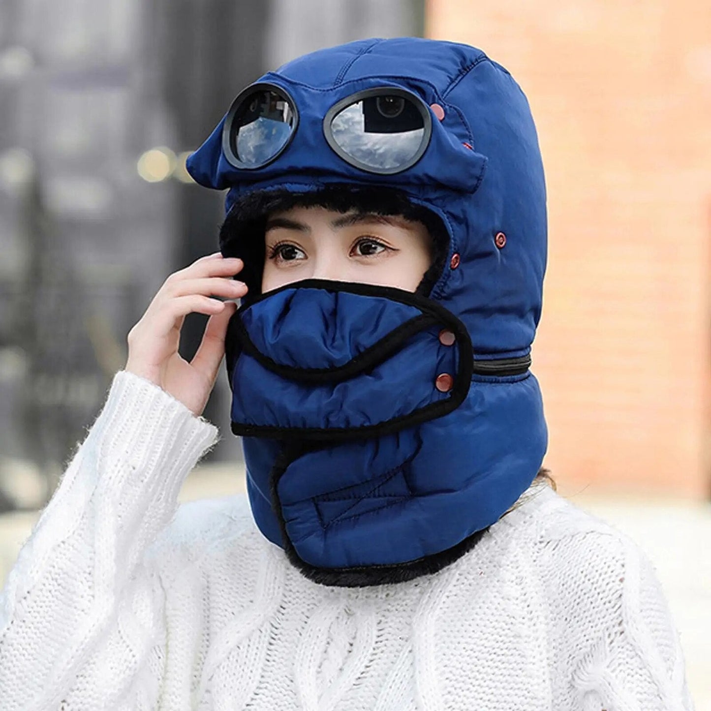 Polar Vision Thermo Winddichte Gesichtsbedeckung Mütze