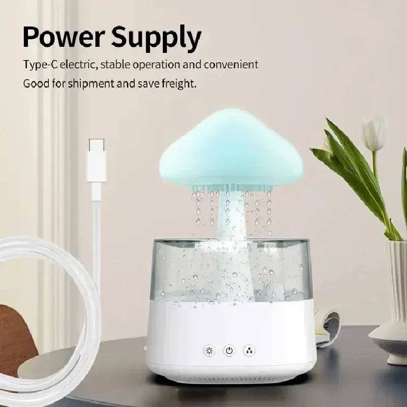 Frendorf | Cloud Rain Forest Aromatherapie Luftbefeuchter Lampe