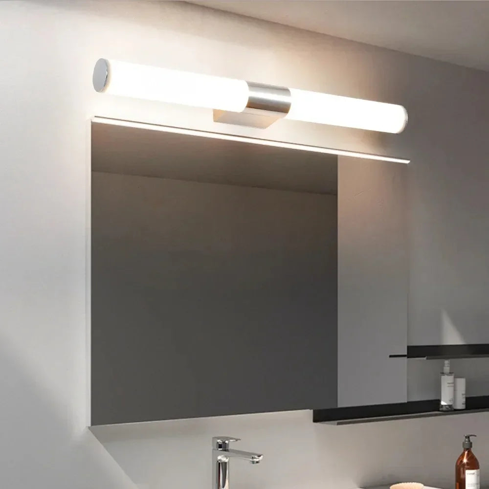 Frendorf | Moderne LED-Wandleuchte für das Badezimmer – Wasserdicht 12W, 16W, 22W AC85-265V LED-Röhren-Spiegelleuchte
