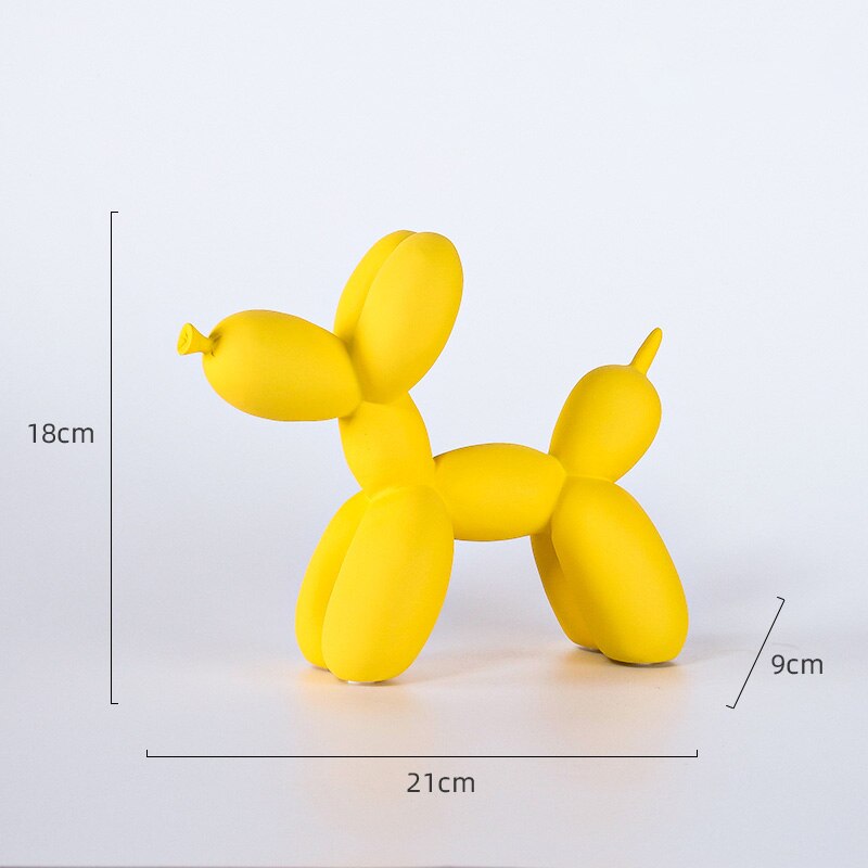 Wohnkultur Nordischen Stil Harz 21 cm Ballon Hund Wohnzimmer Veranda Dekoration Neue Home Dekorationen Kinder Geschenke Zimmer decor