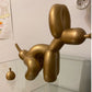Balloon Dog Sculpture, Balloon Art Statue, Mini Collectible Figurine, Home Decoration, Resin Figure, Desk Accessories, Room Decoration