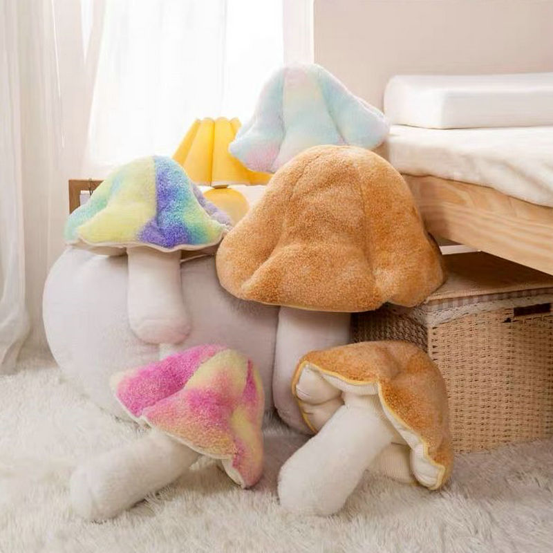 Fluffy Mushroom Kissen