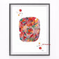 DNA-Genetic-Code-Poster, Einzelhelix-Baumdesign-Leinwandmalerei-Poster für die Wohnkultur Wohnzimmer-Wandkunst für das Schlafzimmer