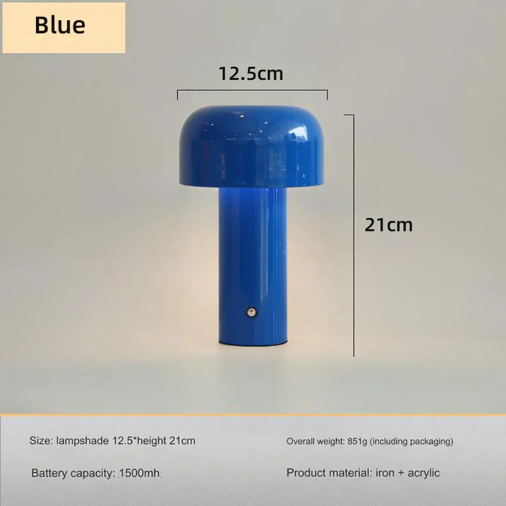 Pilz LED wiederaufladbare Tischlampe