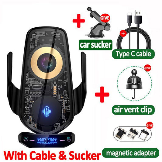 Frendorf | Automatische magnetische drahtlose Ladeauto-Handyhalterung