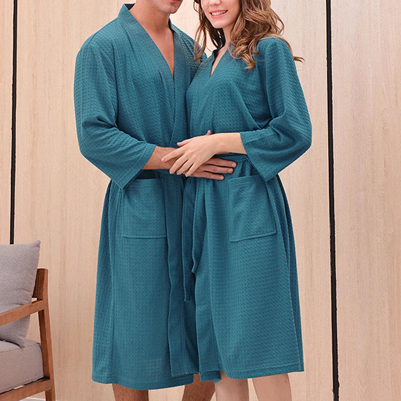 Herbst-Bademantel für Männer und Frauen