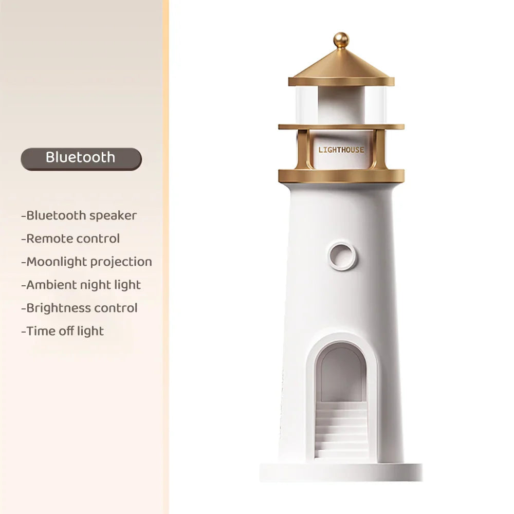 Frendorf | Lighthouse Ambientlichter Bluetooth Musik Dimmbar Projektion