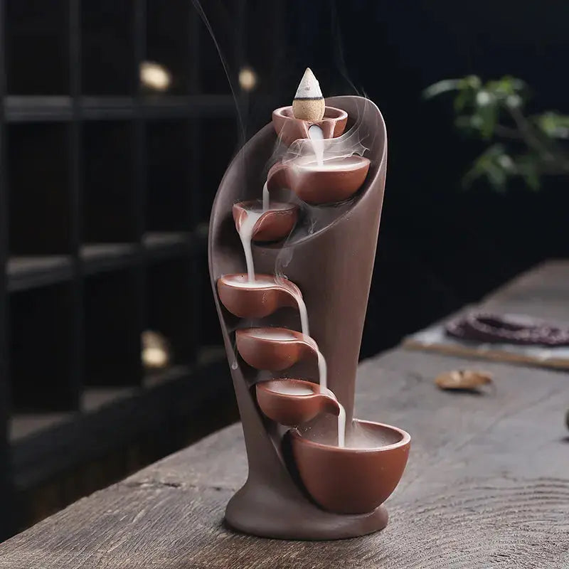 Frendorf | Zen Keramik Räucherstäbchenhalter für Ihr Wohlbefinden und Meditation