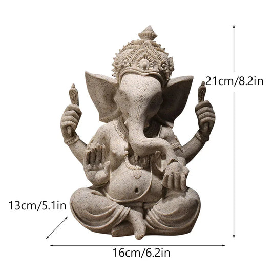 Göttliche Harz Sandstein-Stil Vedic Skulpturen