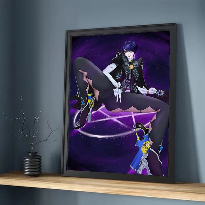 Painting on Canvas Wall Art B-Bayonetta Decorative Pictures for Living Room Decor Home Decoration Interior Paintings Poster the