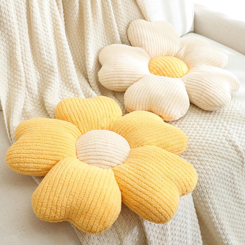 Fluffy Kleeblumen Kissen