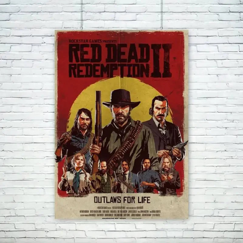Spiel R-Rotes Totem 2 POSTER Wandbilder für Wohnzimmer Herbstdekoration