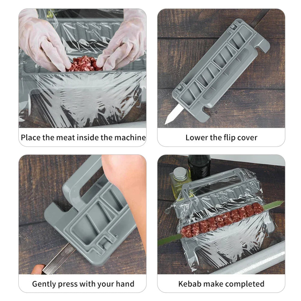 Frendorf | BBQPro SkewerMaster | Spießmaschine | Schnell & Einfach | Kompakt & Tragbar