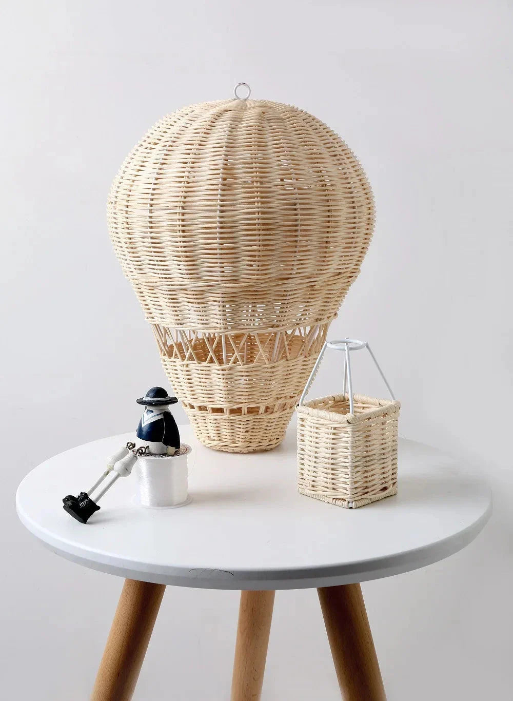 Handgefertigtes Rattan Woven Luftballon Mobile Ornament