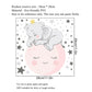 Moon Baby Elephant Sleeping Luminous Wall Sticker Baby Kids Room Bedroom Decoration Decals Glow In The Dark Home Decor Stickers