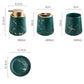 Frendorf | Marbliq Nordic Badezimmer-Set | 4-teiliges Marmor-Design | Luxuriöse Badaccessoires | Elegant & Praktisch
