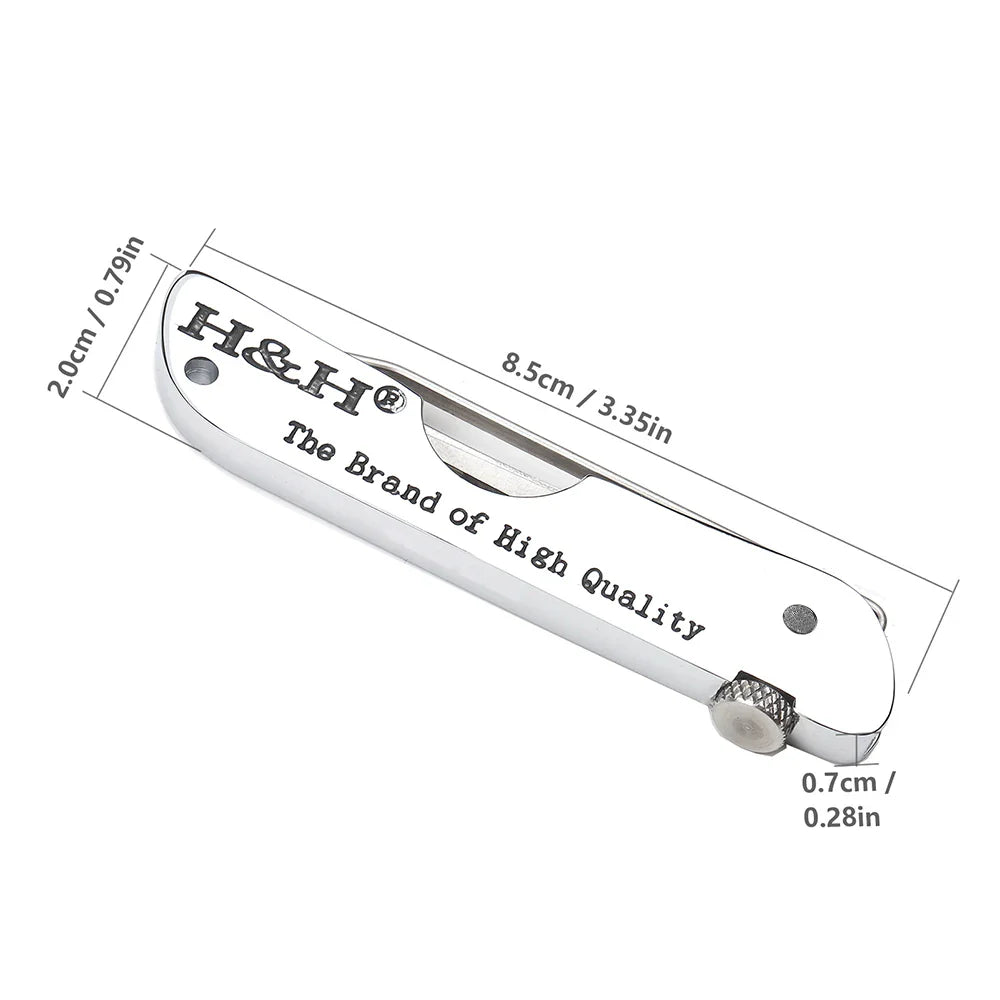 Faltbares 7-in-1 Edelstahl Lock Picking Set: Kompaktes Trainingskit für Anfänger & Profis | Lock Pick Set mit Schlüssel