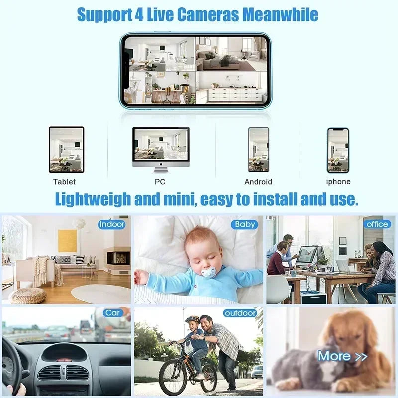 Frendorf | Mini Spy HD WiFi Bewegungsmelder Sicherheitskamera