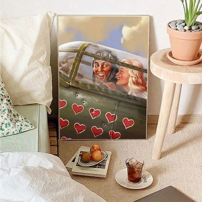 New Russian Shabby Chic Girls Poster Wall Art Home Decor Room Decor Digital Painting Living Room Restaurant Kitchen Art