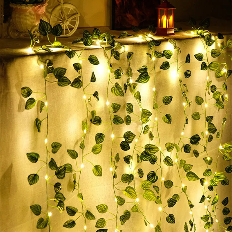 Gartenreben-LED-Lichterkette