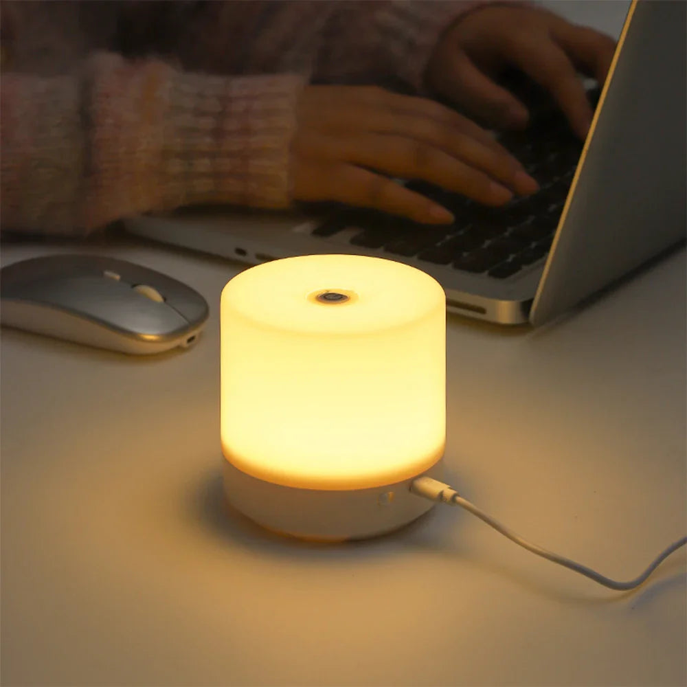 Kreative USB Nachttischlampe - Touch-Dimmung LED Nachtlicht für Schlafzimmer & Studentenwohnheim
