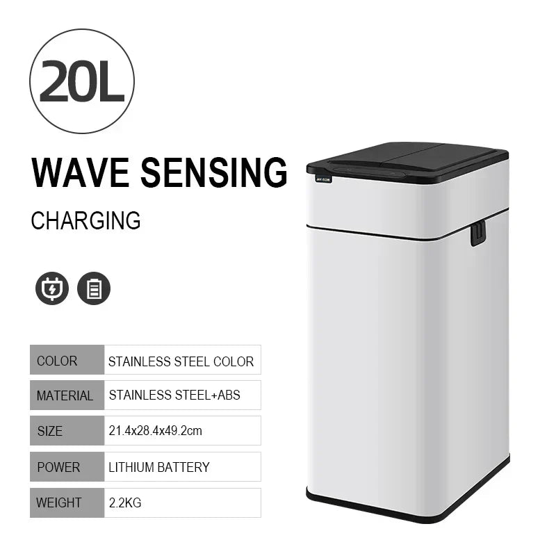 Frendorf | Smart Edelstahl Automatischer Sensor Mülleimer