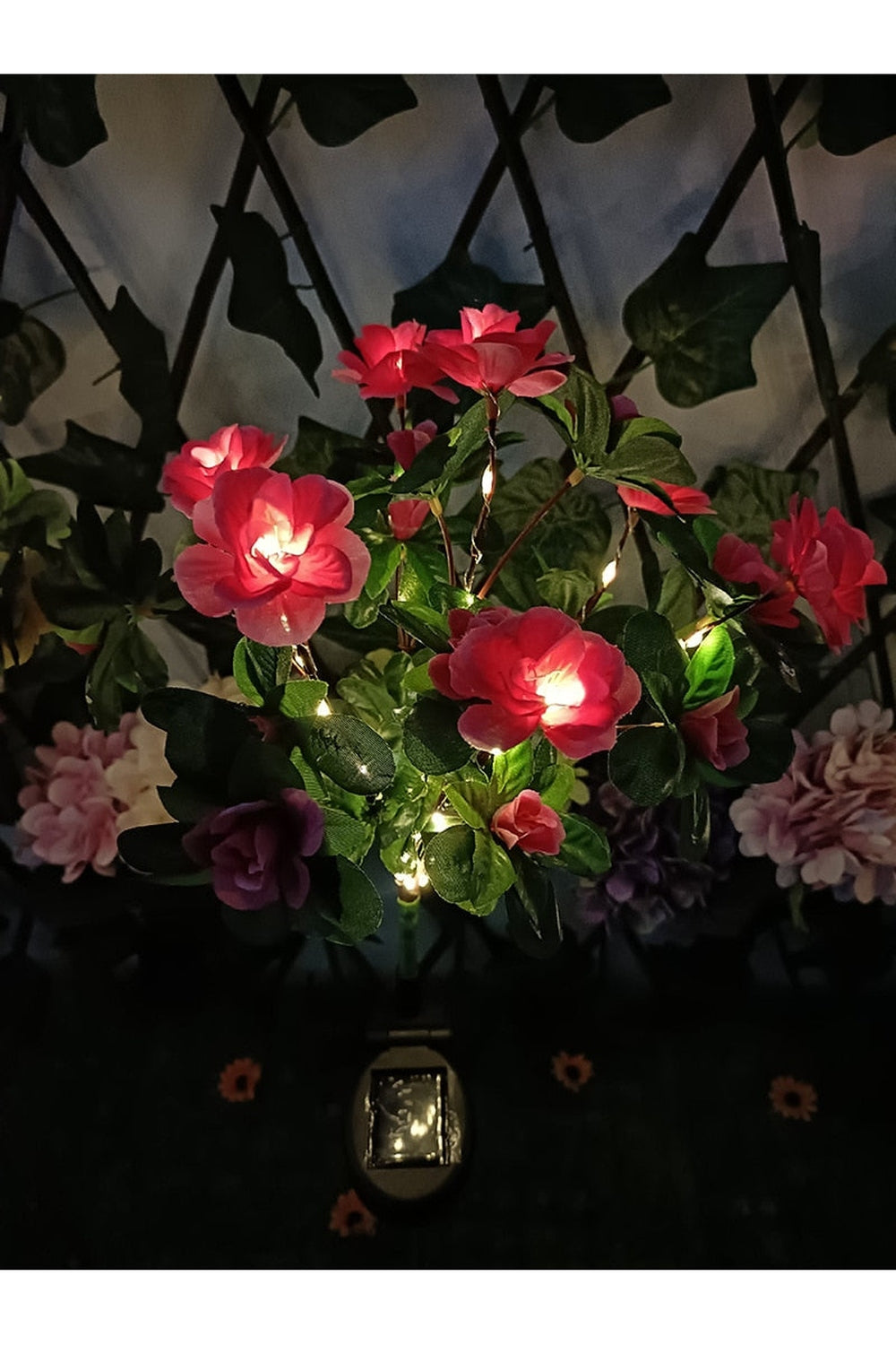 Pfad Solar Blumen Gartenlichter