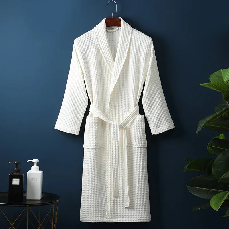 Frendorf | Bademantel aus Baumwolle – Weich atmungsaktiv und perfekt für Zuhause oder Spa