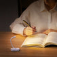 Frendorf | Mini Buchlicht - Tragbares Clip-On Nachtlicht mit USB-Ladung, dimmbares LED für Schlafzimmer, Augenschutz und Camping - 360° Flip Clip Buchlampe