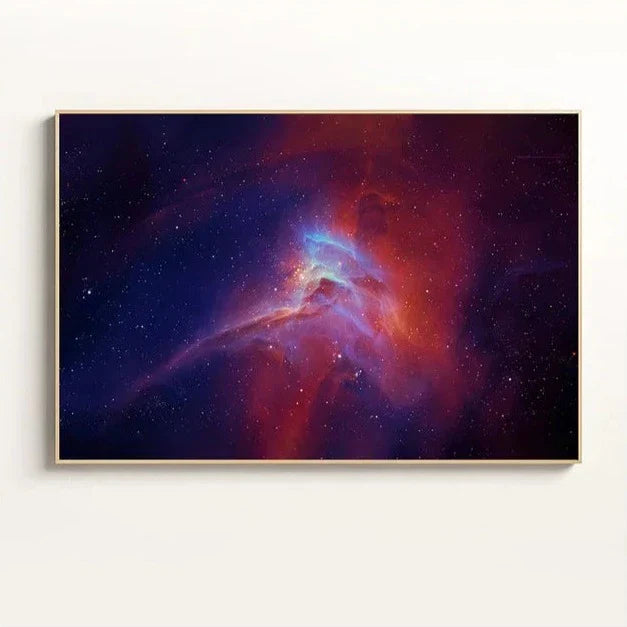 Frendorf | StarNova Nebula Leinwand | Moderne Wandkunst | Hochwertige Galaxie-Drucke | Dekoration für Zuhause
