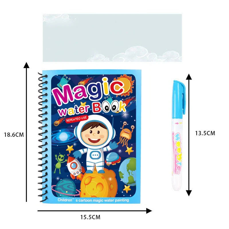 Frendorf | Magisches Wasser Malbuch für Kinder