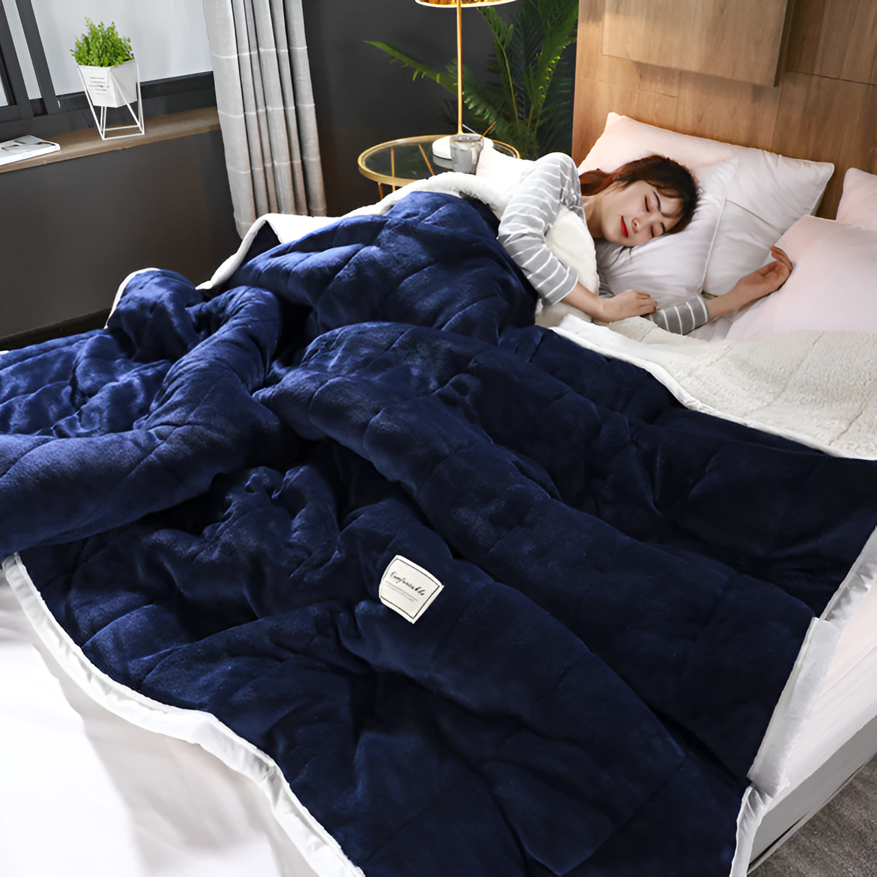 Luxurious Sherpa fleece blanket - Super soft, Incredibly cozy and warm