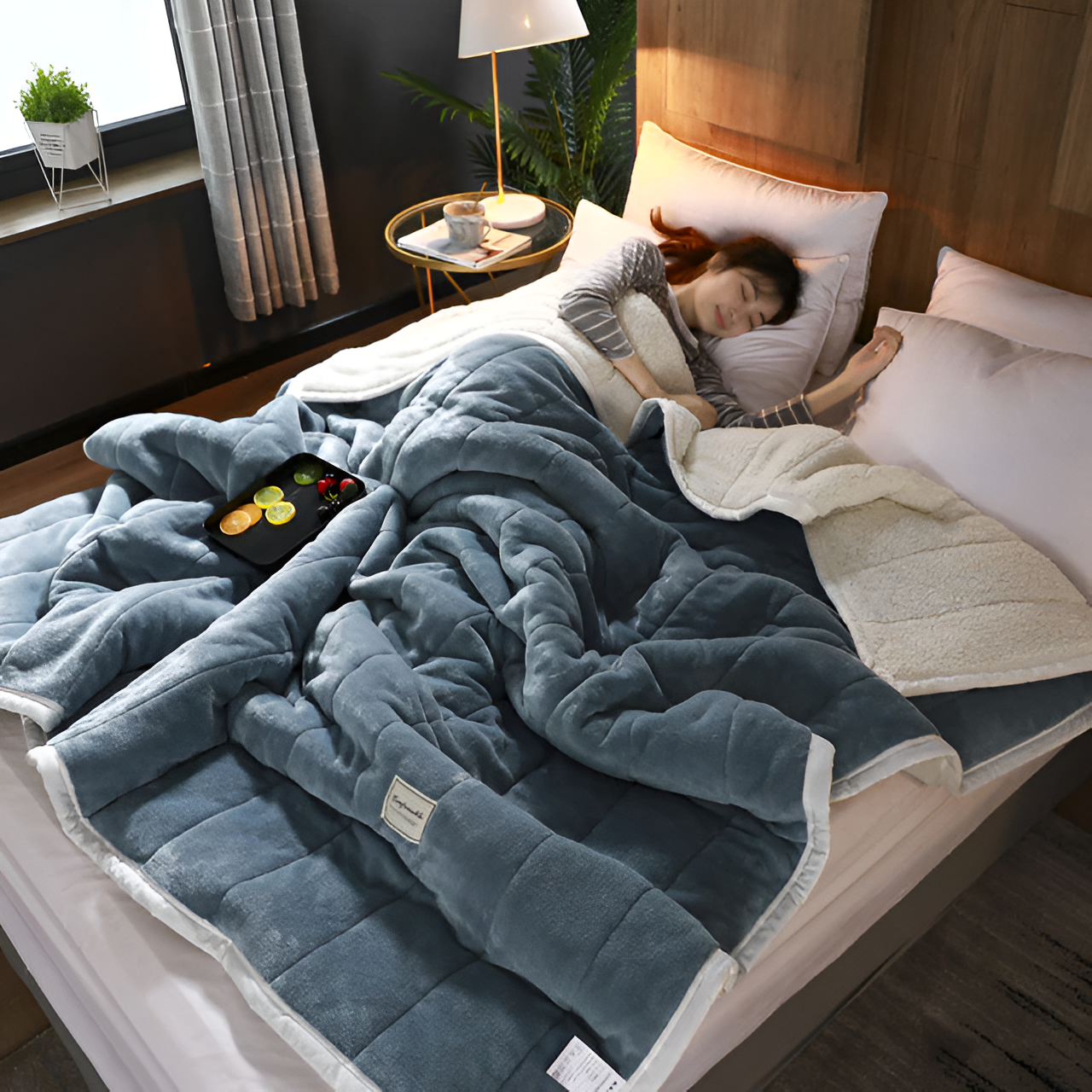 Luxurious Sherpa fleece blanket - Super soft, Incredibly cozy and warm