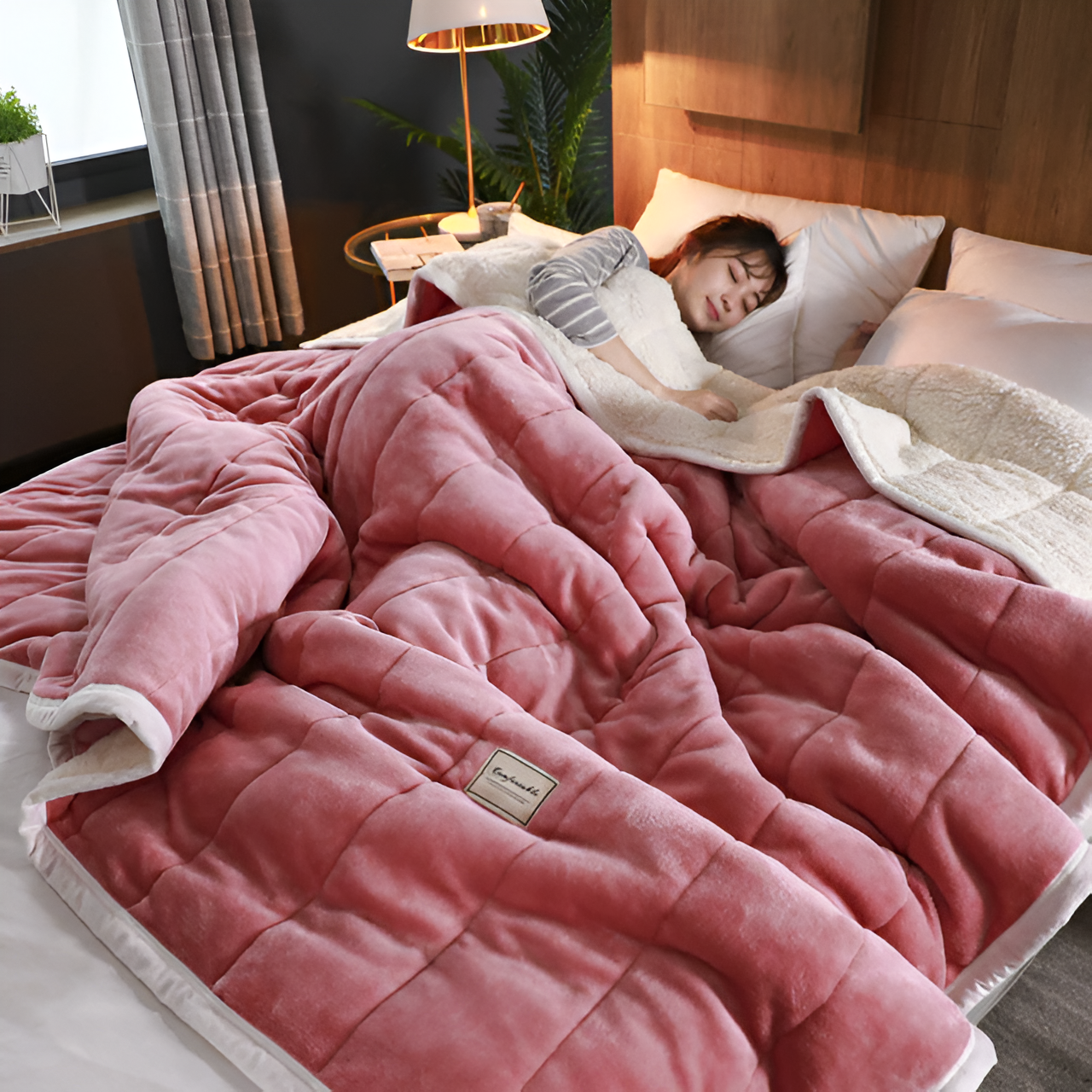 Luxurious Sherpa fleece blanket - Super soft, Incredibly cozy and warm