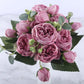 Seidige Rose Gypsophila Strauß
