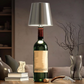 LED Flaschenlampe – Kreative, tragbare LED Tischlampe aus Glasflasche mit Touch-Steuerung und dimmbarem Licht für stilvolle Beleuchtung drinnen und draußen