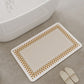 Einfache Linie Diatomite Badewanne Matte